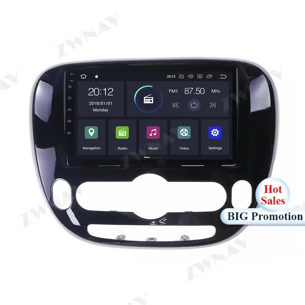Kia Soul (2014-2019) Android 14.0 Kablosuz CarPlay & Multimedya Sistemi