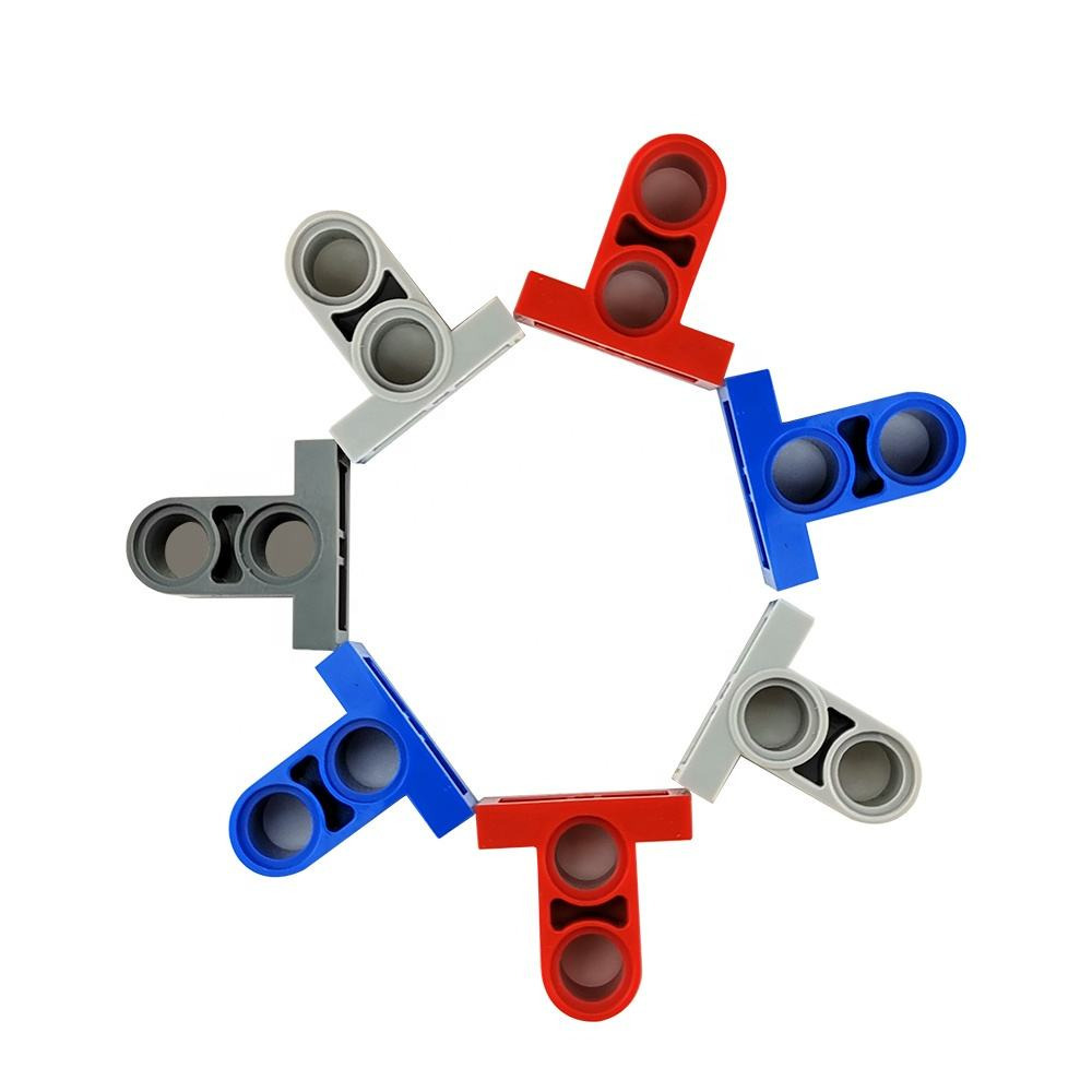 EduWeDo No. 32530 Teknik Çapraz Konektör ve Pin Yuvası (Connector Plate 1x2 with Pin Hole) – Robotik Modüler Geçiş ve Hibrit Bağlantı Elemanları