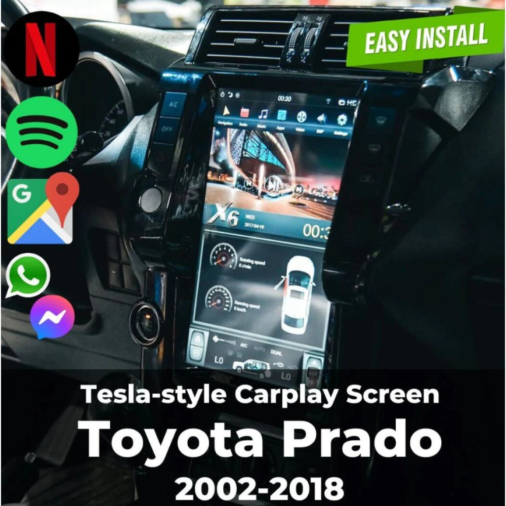 Toyota Prado Tesla Ekran 2002-2018