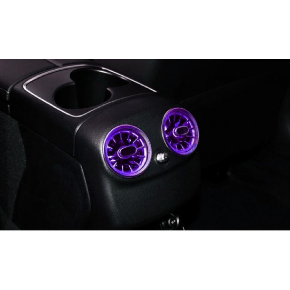 Mercedes Benz C W205 E W213 GLC Serisi 3-64 Renk Ambiyans Atmosfer Arka Air Vent RGB Led Işık Aydınlatmalı Havalandırma Menfez Seti 2014 2015 2016 2017 2018 2019 2020 2021 2022 2023