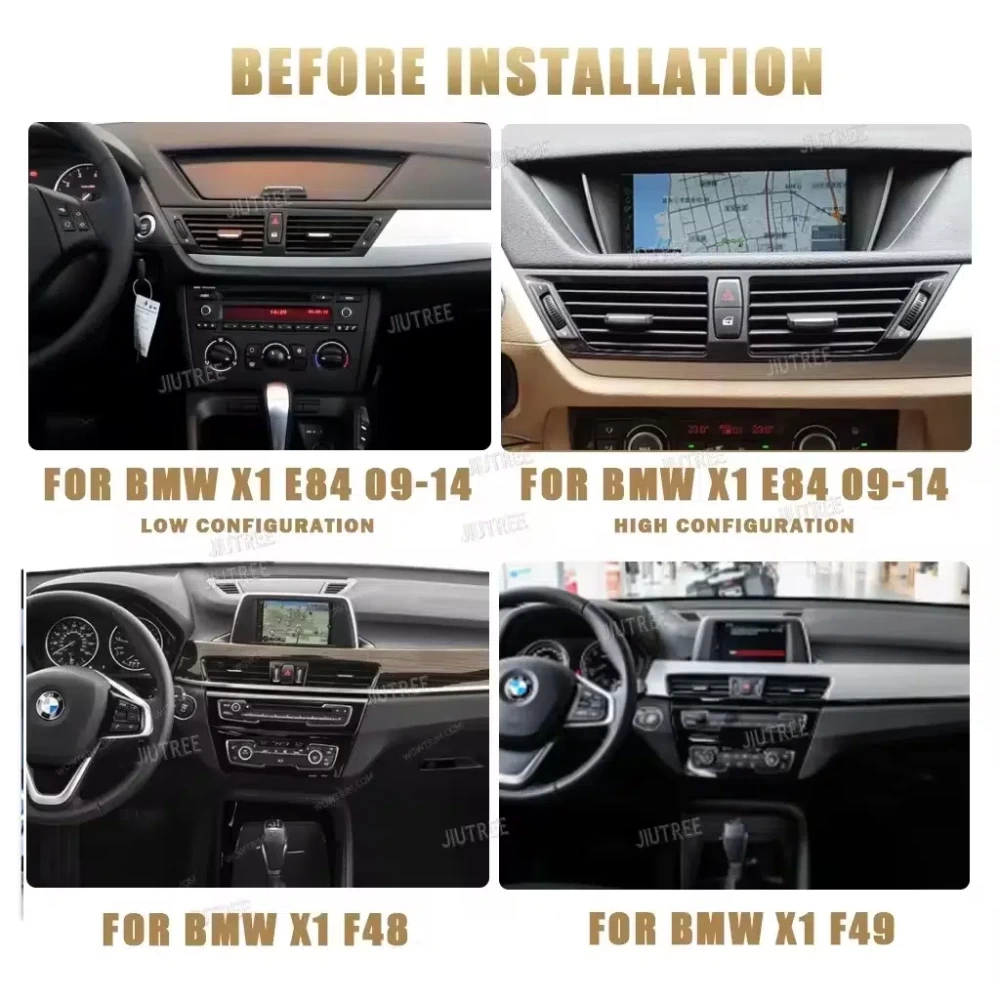 BMW X1 E84 Android Multimedya Sistemi - 10.25 / 12.3 İnç IPS Ekran (2009-2015)