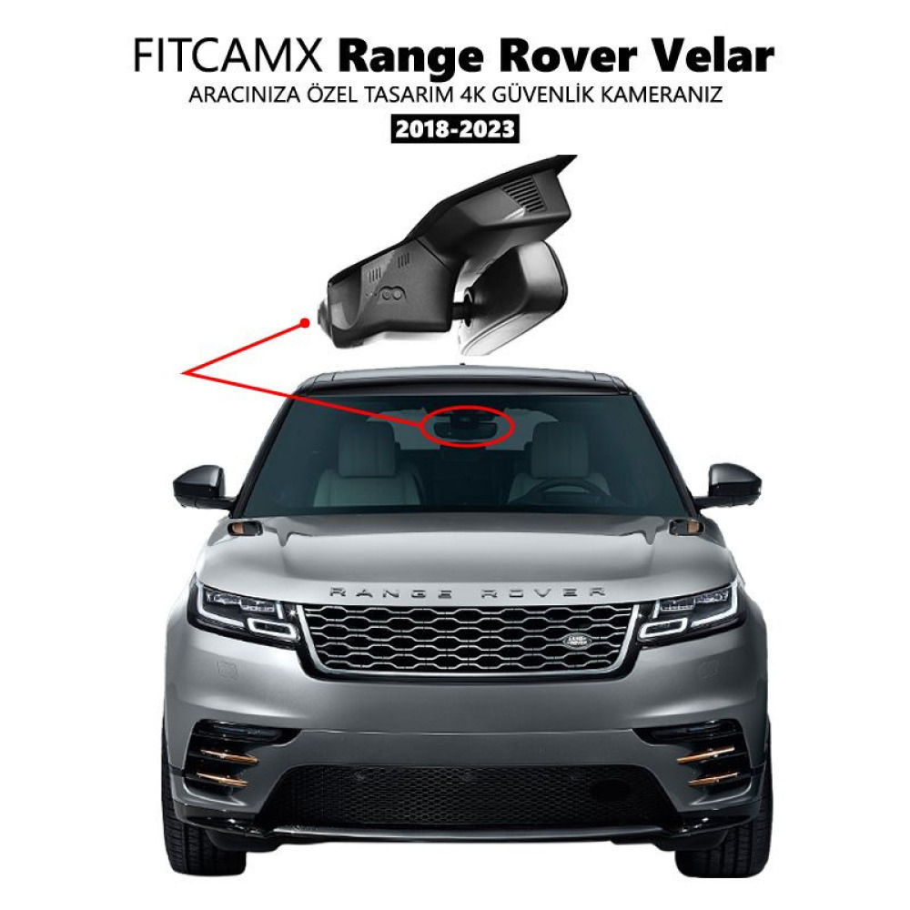 Range Rover Velar Modellere Özel 4K Araç Kamerası 2018 2019 2020 2021 2022 2023