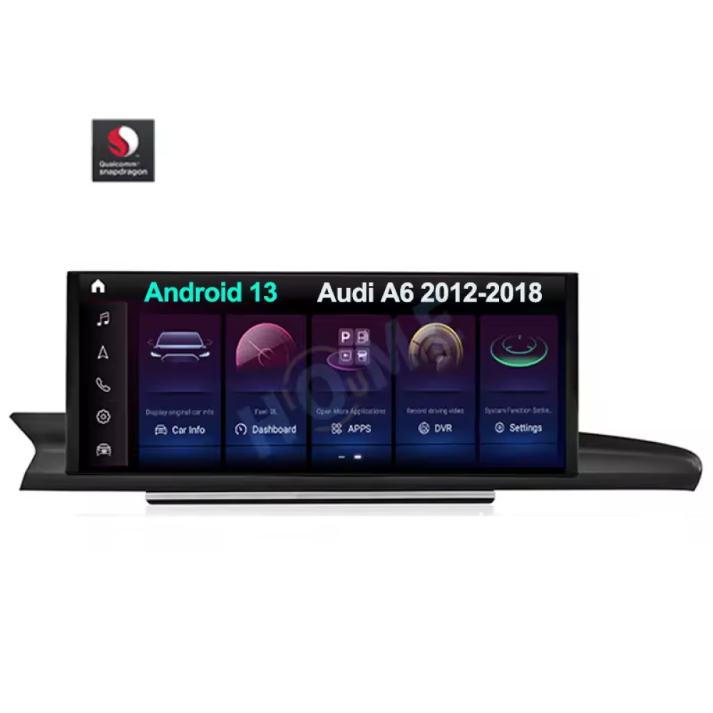 Audi A6 10.25/12.5 inch Android 13 - CarPlay - Android - Google Play Store - GPS Navigasyon - Multimedya Ekran 2012-2018