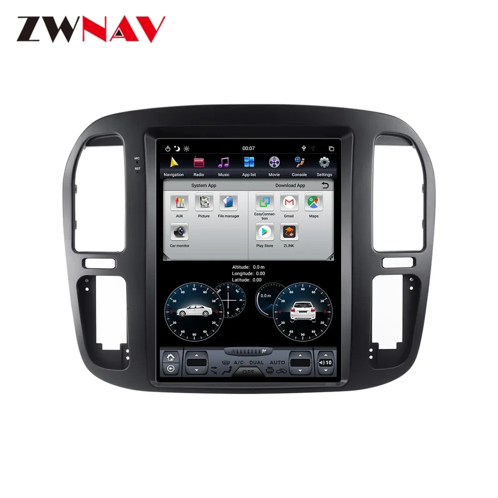 Toyota Land Cruiser LC100 (1998-2002) Tesla Stil Android Multimedya Sistemi