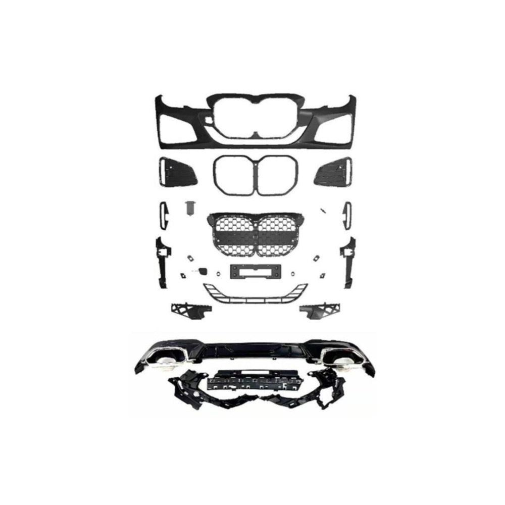 Bmw 3 Serisi G20 İçin Uyumlu İçin G22 Dönüşüm Body Kit Piano Black 2020+