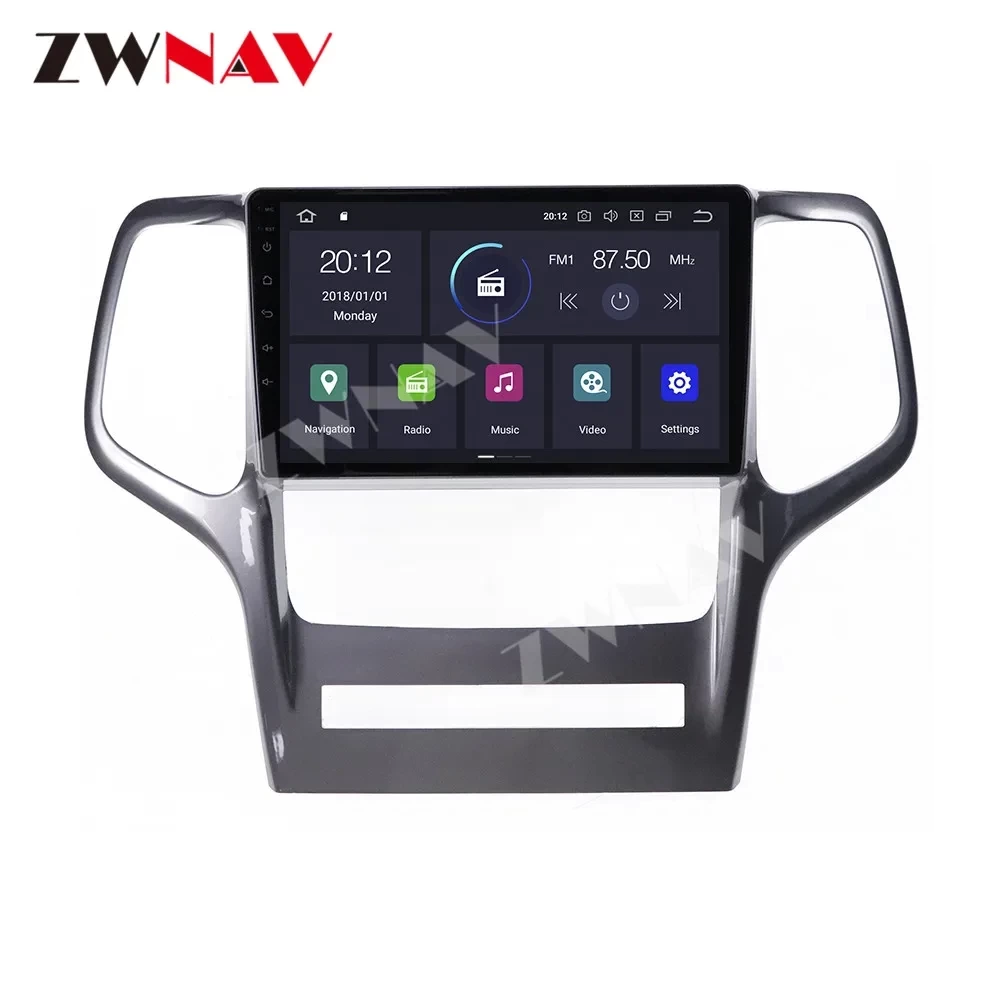 Jeep Grand Cherokee 4G+64GB Android 10 9 inç Multimedya Navigasyon Ekran Sistemi 2008 2009 2010 2011 2012 2013