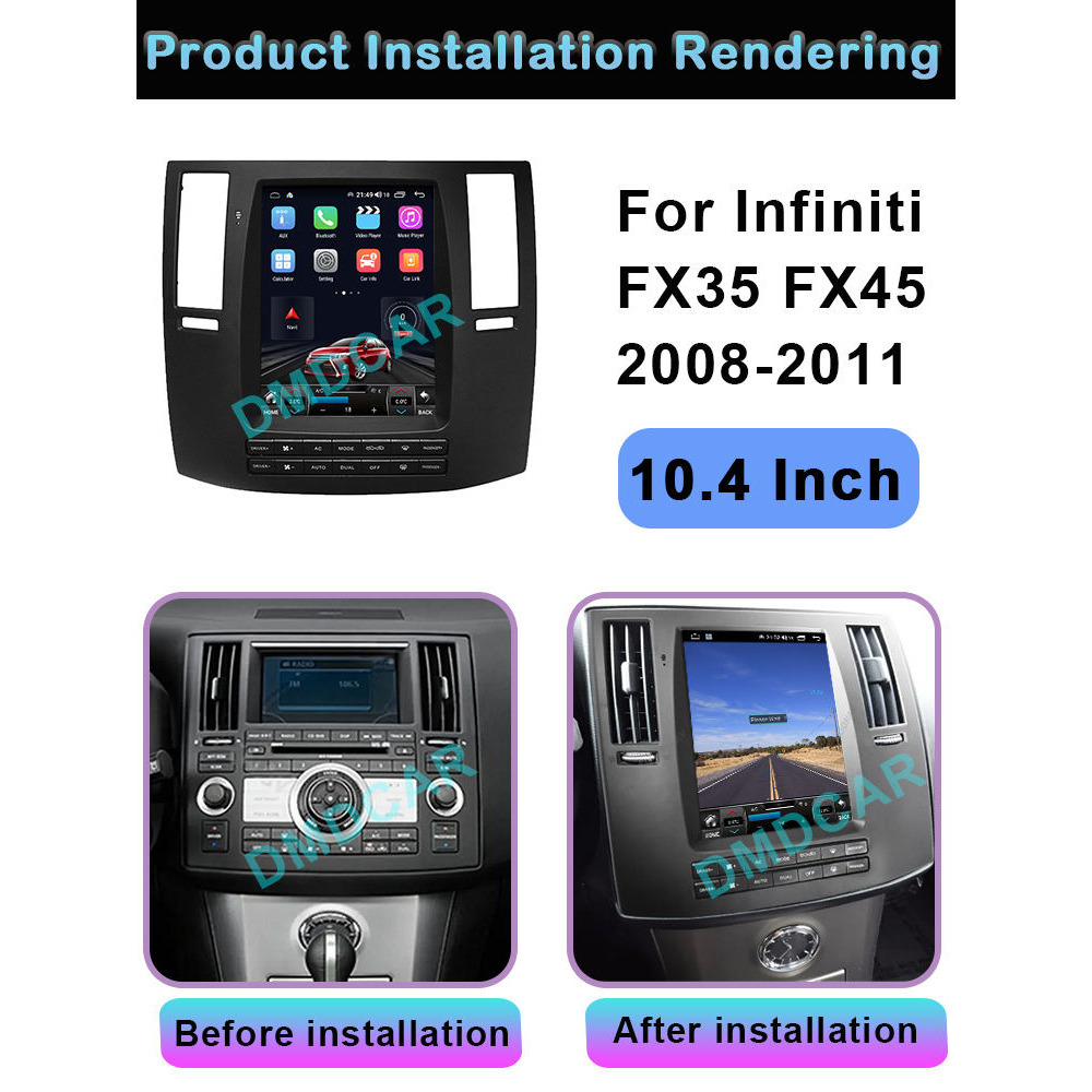 Infiniti FX35 FX45 Tesla Ekran 2008-2011