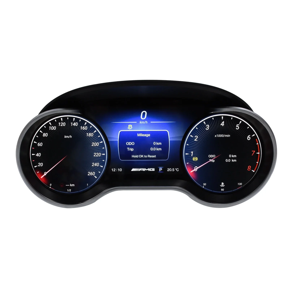 Mercedes Benz ML GL Dijital Hayalet Ekran Gösterge Paneli 2006 2007 2008 2009 2010 2011 2012 2013 2014 2015 2016 2017