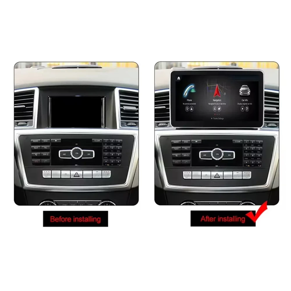 Mercedes-Benz GLK-Serisi X204 Android Multimedya Sistemi NTG 4.0 4.5 2008–2015