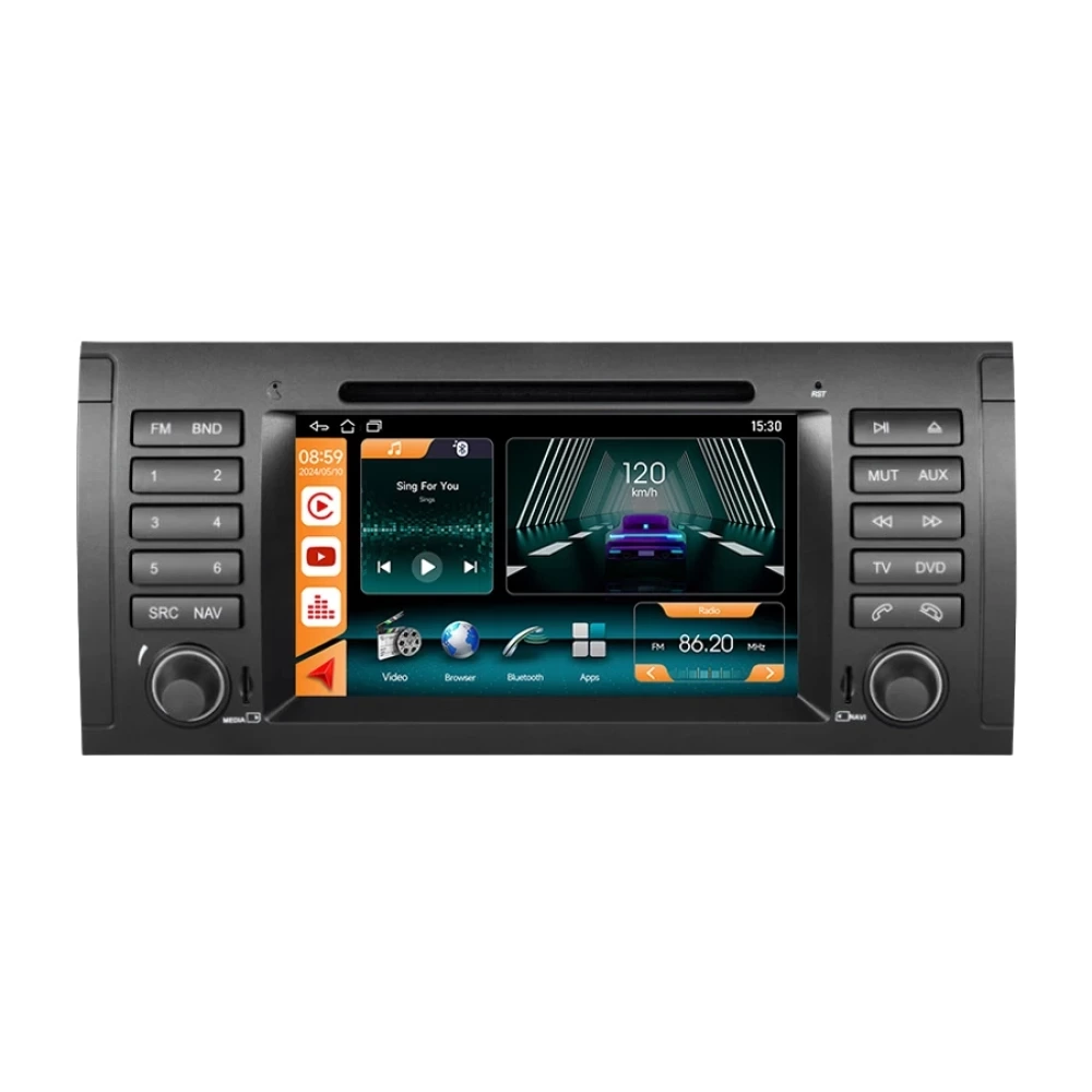 BMW 5 Serisi (1996-1997-1998-1999-2000-2001-2002-2003-2004) E39 Kasa 7 İnç Android Multimedya & Navigasyon Sistemi
