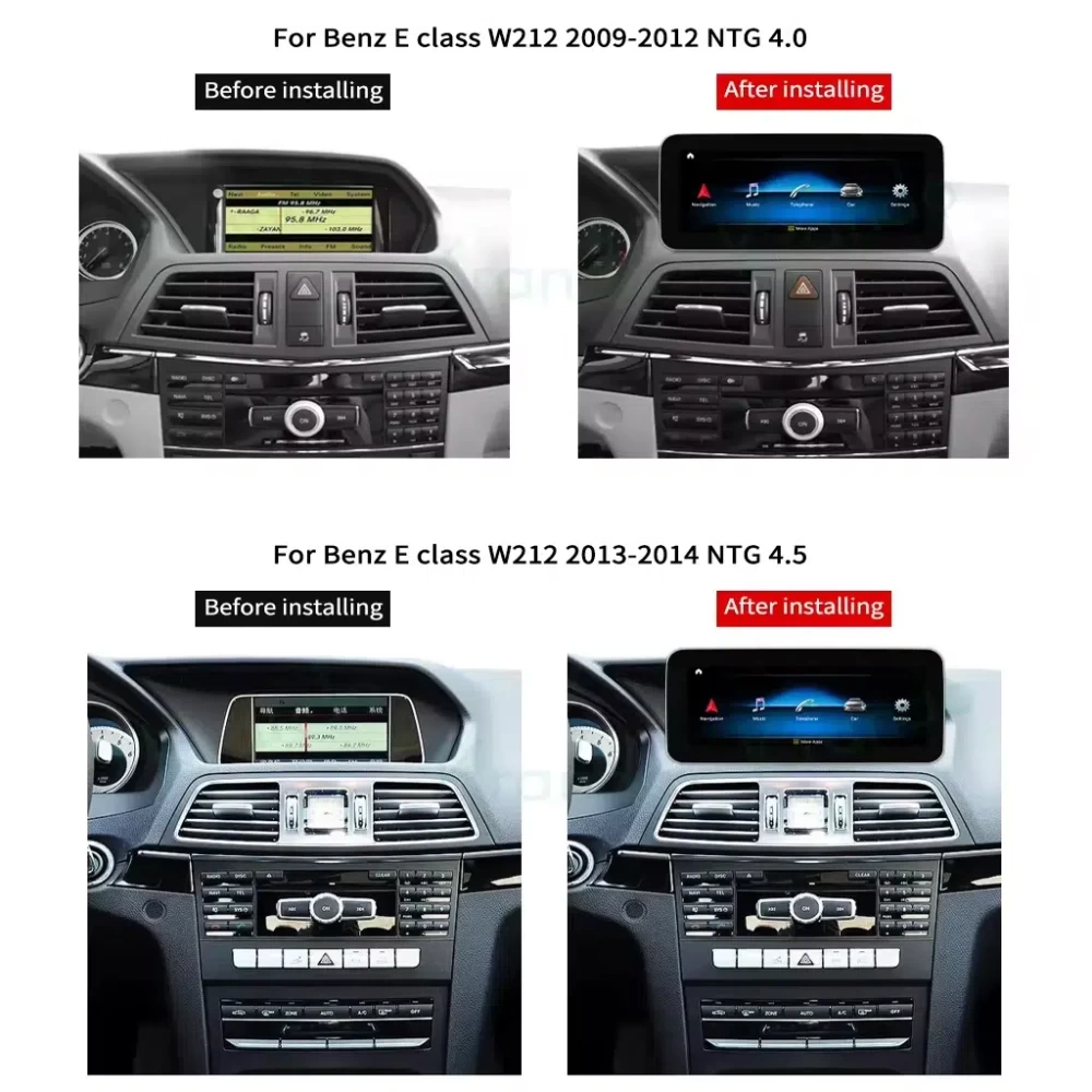 Mercedes-Benz E-Serisi W212 Android Multimedya Ekran Sistemi 2009-2016