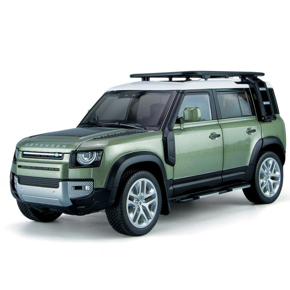QY TOYS 1/18 Land Rover Defender SUV – Zirvedeki Arazi Hakimiyeti ve Dev Metalik İşçilik Diecast Koleksiyonunuzda
