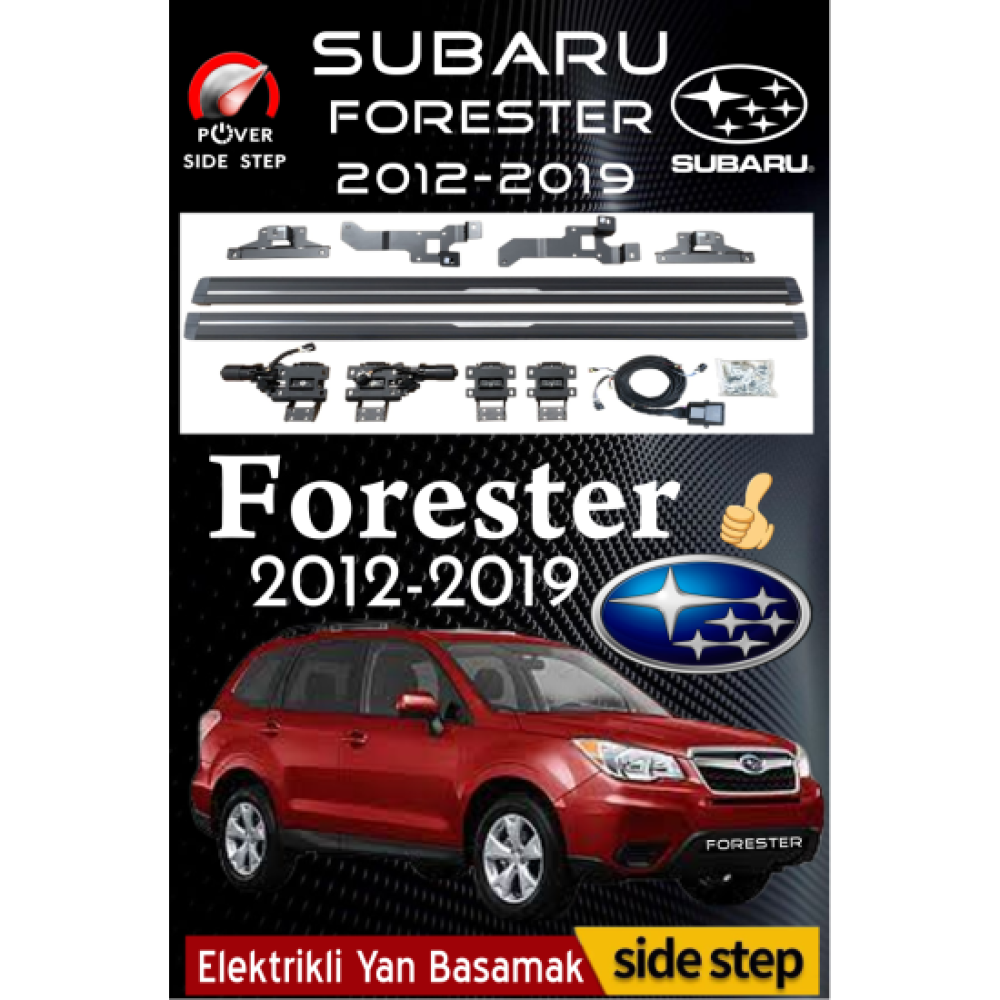 Subaru Forester 2012-2019 Otomatik Elektrikli Yan Basamak