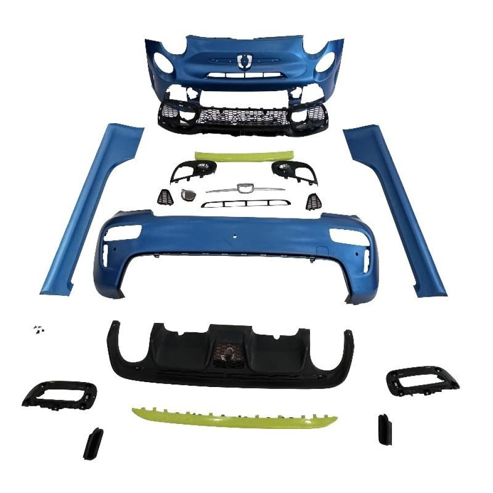 Fiat 500 (2011-2024) - Yeni Nesil Abarth Stil Body Kit (Dönüşüm Paketi)