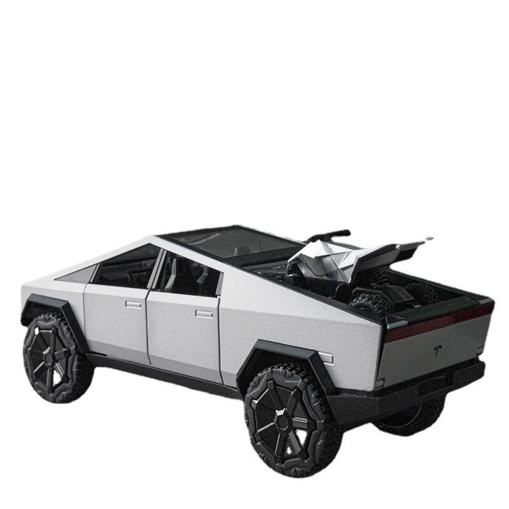 CHEZHI 1/24 Tesla Cybertruck – Geleceğin Teknolojisi ve Sıra Dışı Tasarımıyla Metalik Diecast Devrimi