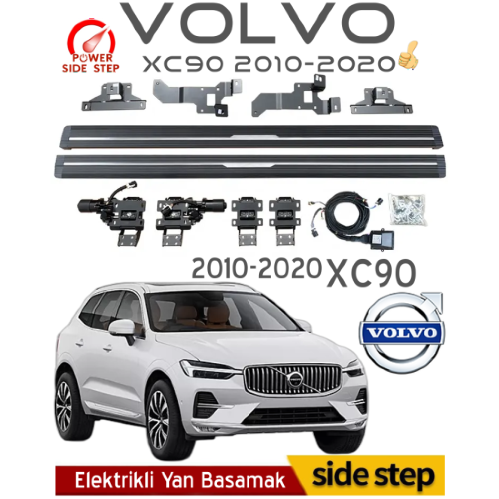 Volvo XC90 2010-2020 Otomatik Elektrikli Yan Basamak