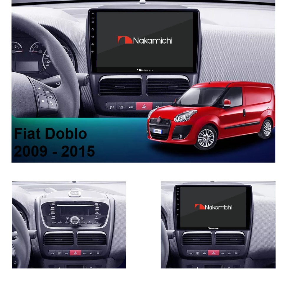 Fiat Doblo (2009-2015) Uyumlu Android Multimedya Navigasyon Sistemi