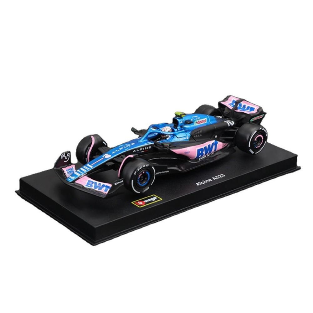 Bburago 1/43 BWT Alpine A523 (2023) Fransız Yarış Estetiği ve Metalik Hız Ruhu Diecast Model Araba Koleksiyonunuzda