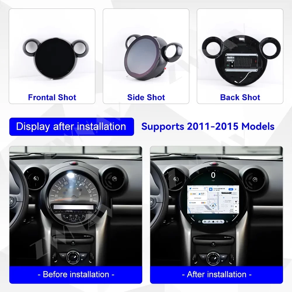 Mini Cooper (R56 / R57 / R58 / R59 / R60) 2006-2016 Android 15.0 Ultra Geniş Multimedya Sistemi