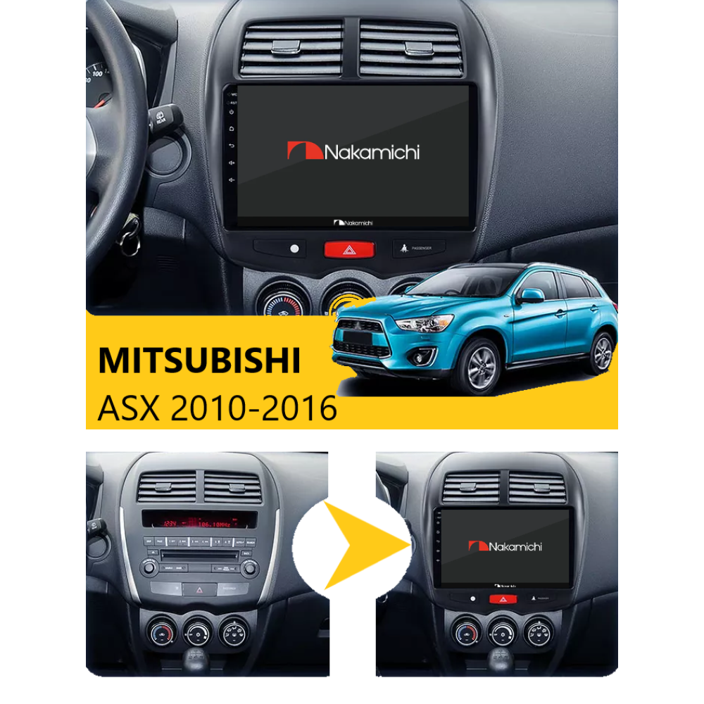 Mitsubishi ASX (2010-2016) | Android Multimedya Navigasyon Sistemi