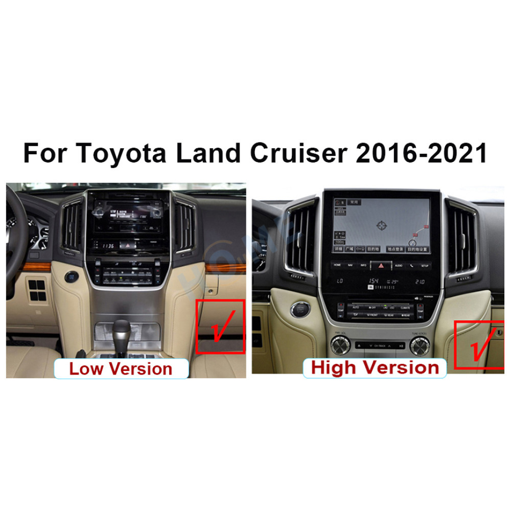 Toyota Land Cruiser 200 LC200 12.3 inch Android 10-CarPlay-Android-GPS Navigasyon-Multimedya Ekran 2008-2021