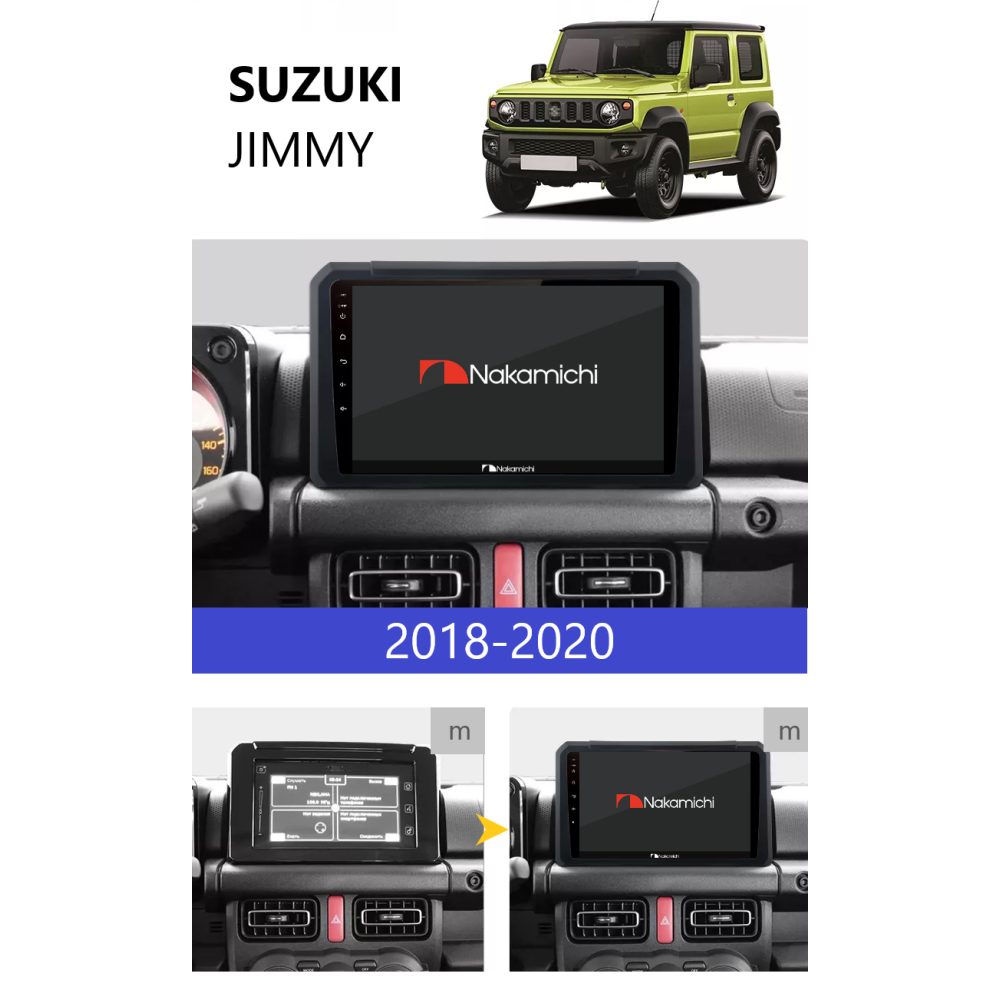Suzuki Jimny (2018-2020) | Android Multimedya Navigasyon Sistemi