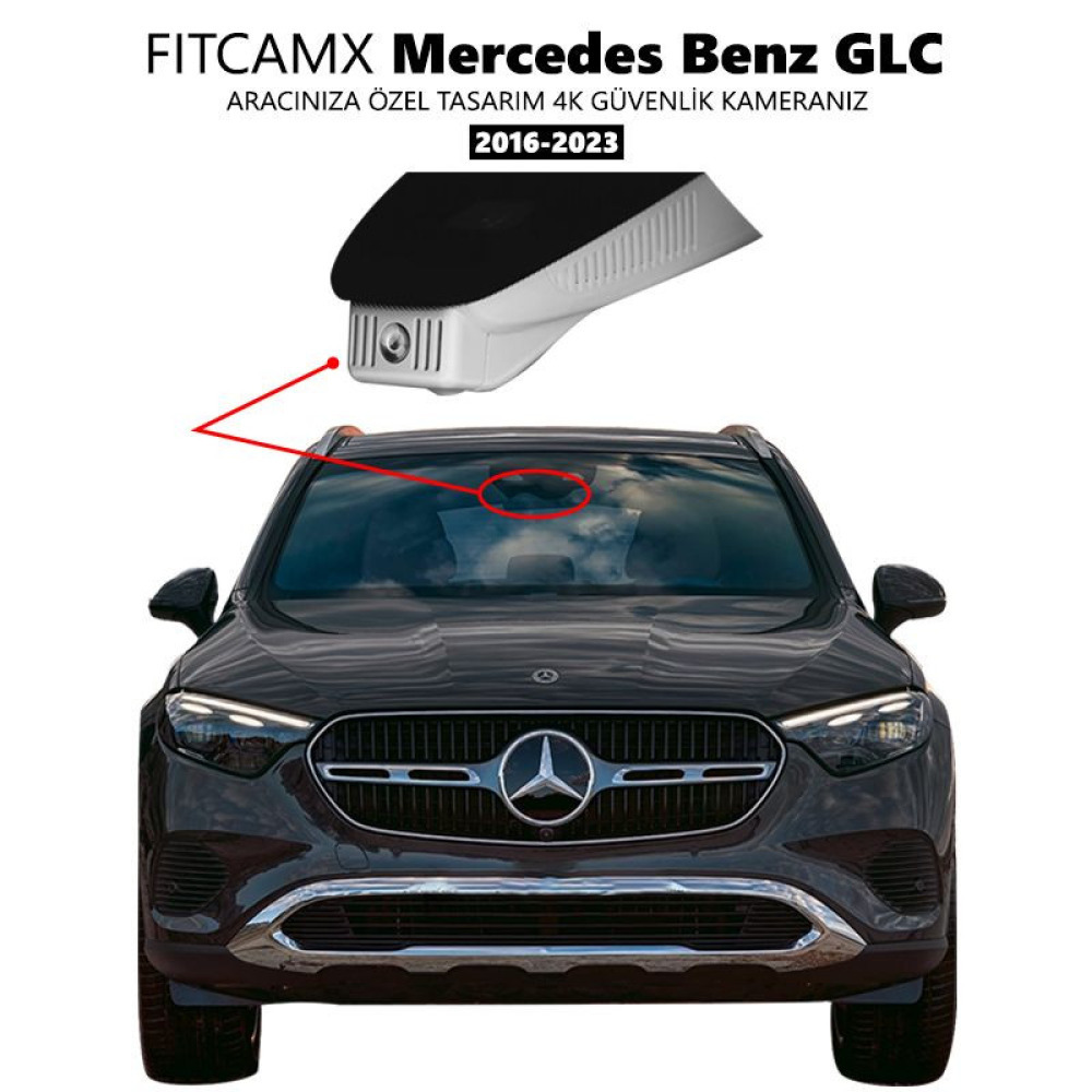 Mercedes Benz GLC Serisi Modele Özel 4K Araç Kamerası (2016-2023)