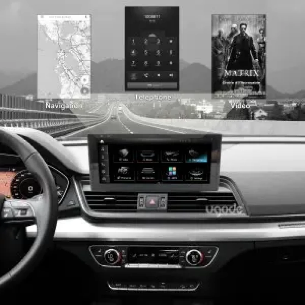 Audi Q5 12.3 inch - CarPlay - Android - GPS Navigasyon - Multimedya Ekran 2018-2020