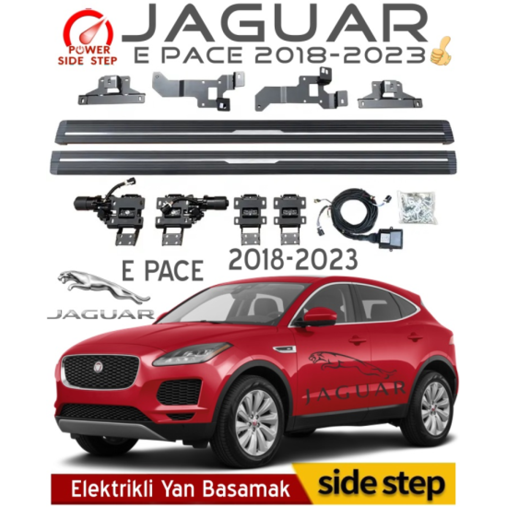 Jaguar E Pace 2018-2023 Otomatik Elektrikli Yan Basamak