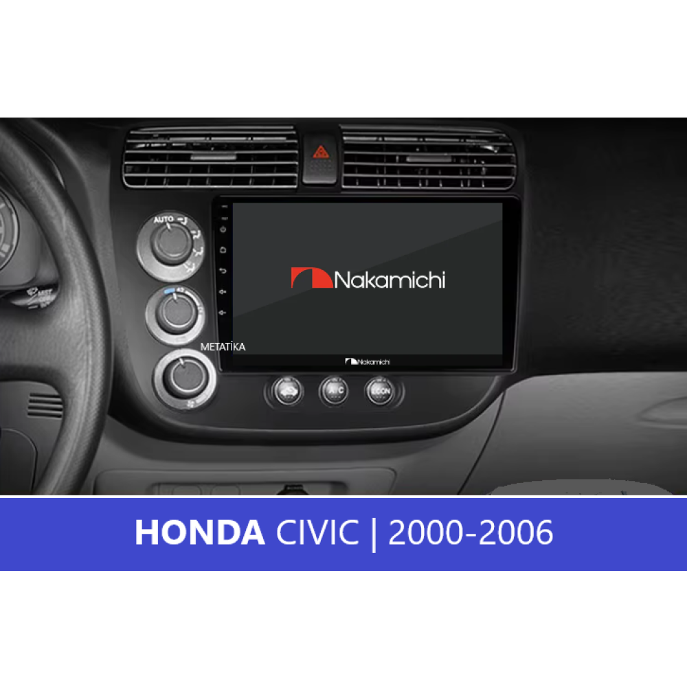 HONDA CIVIC (2000-2006) | 9 INCH | Uyumlu Android Multimedya Navigasyon Sistemi