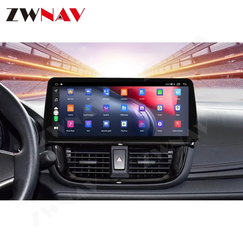 Toyota Yaris (2016-2017+) 12.3 inç Panoramik Ekranlı Android Multimedya ve Navigasyon Sistemi