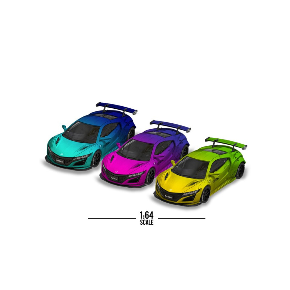 TimeMicro 1/64 Honda NSX Sports Car Diecast – Japon Süper Sporunun Modern ve Zarif Yorumu