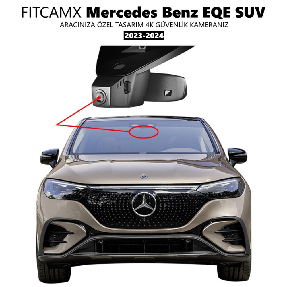 Mercedes Benz EQE SUV Modele Özel 4K Araç Kamerası (2022-2023)