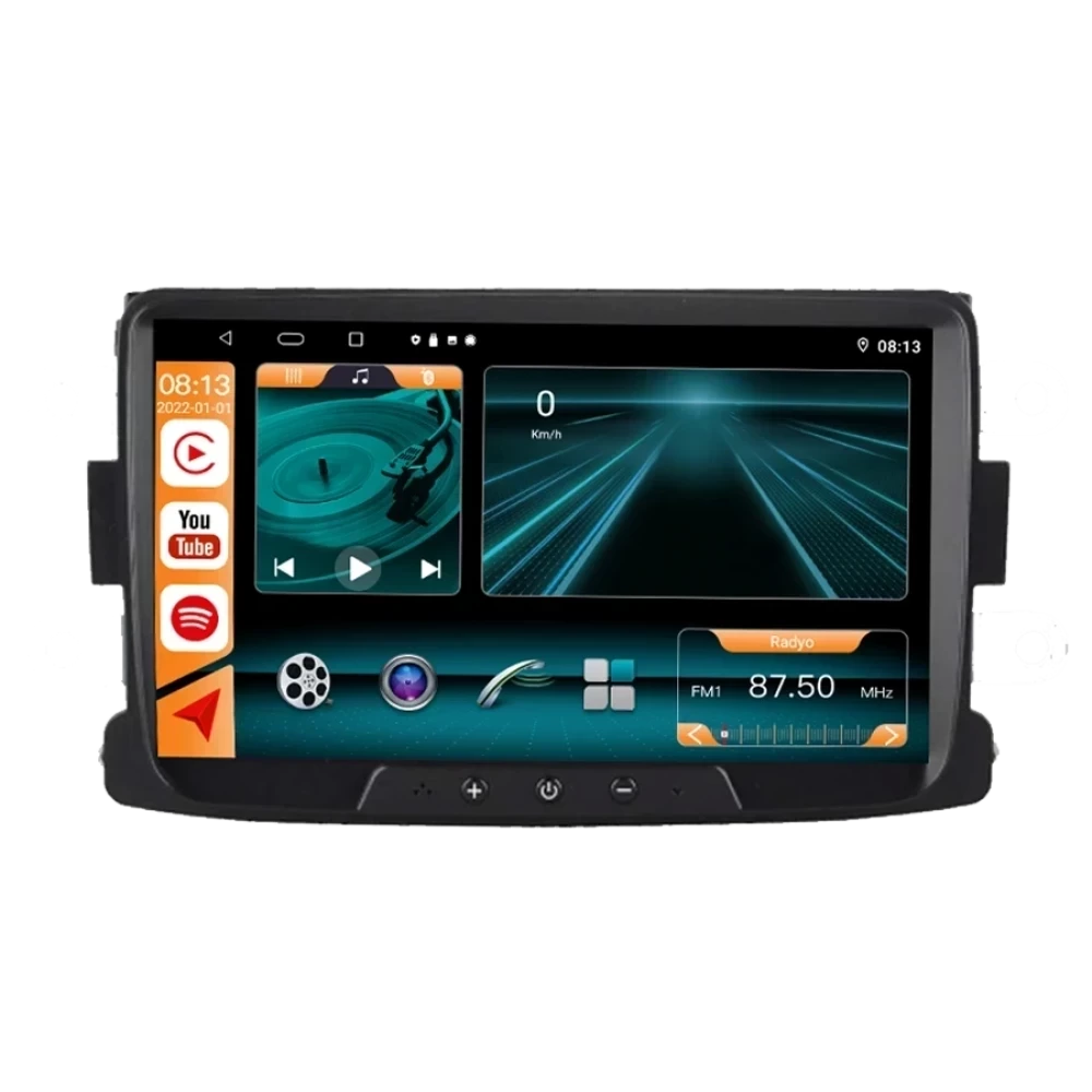 Dacia Stepway 9 İnç Android Multimedya & Navigasyon Sistemi