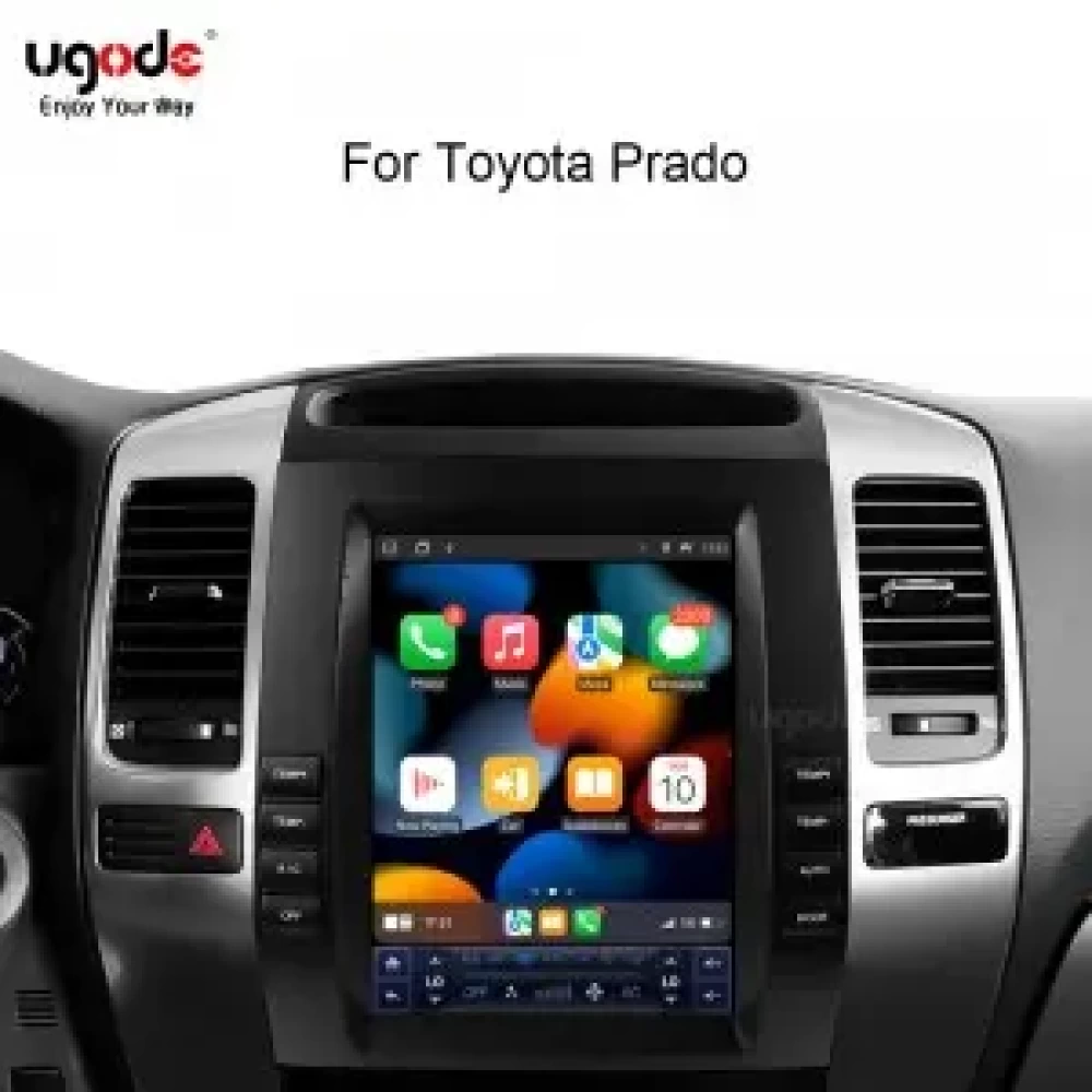 Toyota Prado 9.7i inch - CarPlay - Android - GPS Navigasyon - Multimedya Ekran 2003-2009