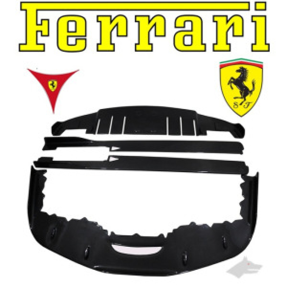 GrayWolf VL Carbon Fiber Aero Body Lip Spoiler Kit for Ferrari 458 2011-2015