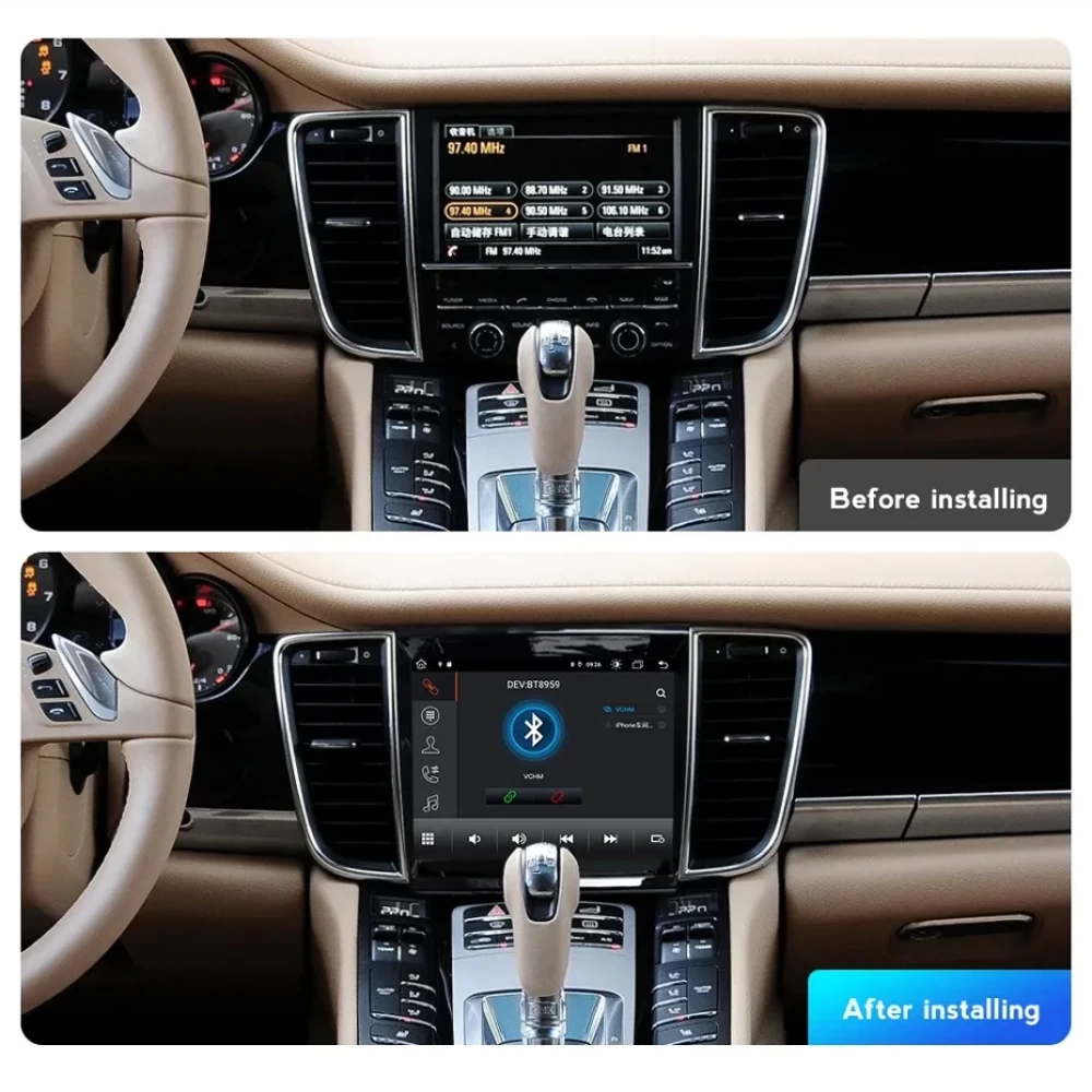 Porsche Panamera (970) 2010-2016 Android 13.0 Profesyonel 8.4 inç Multimedya Sistemi