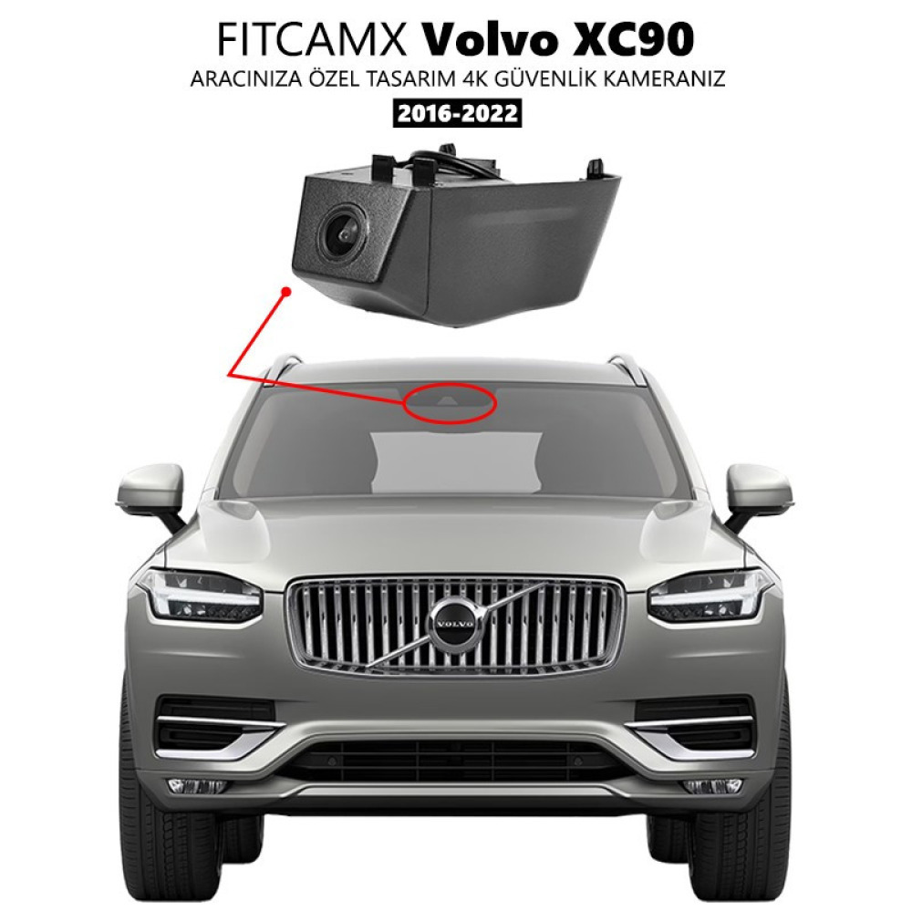 Volvo XC90 Modele Özel 4K Araç Kamerası (2016-2022) (Model A)