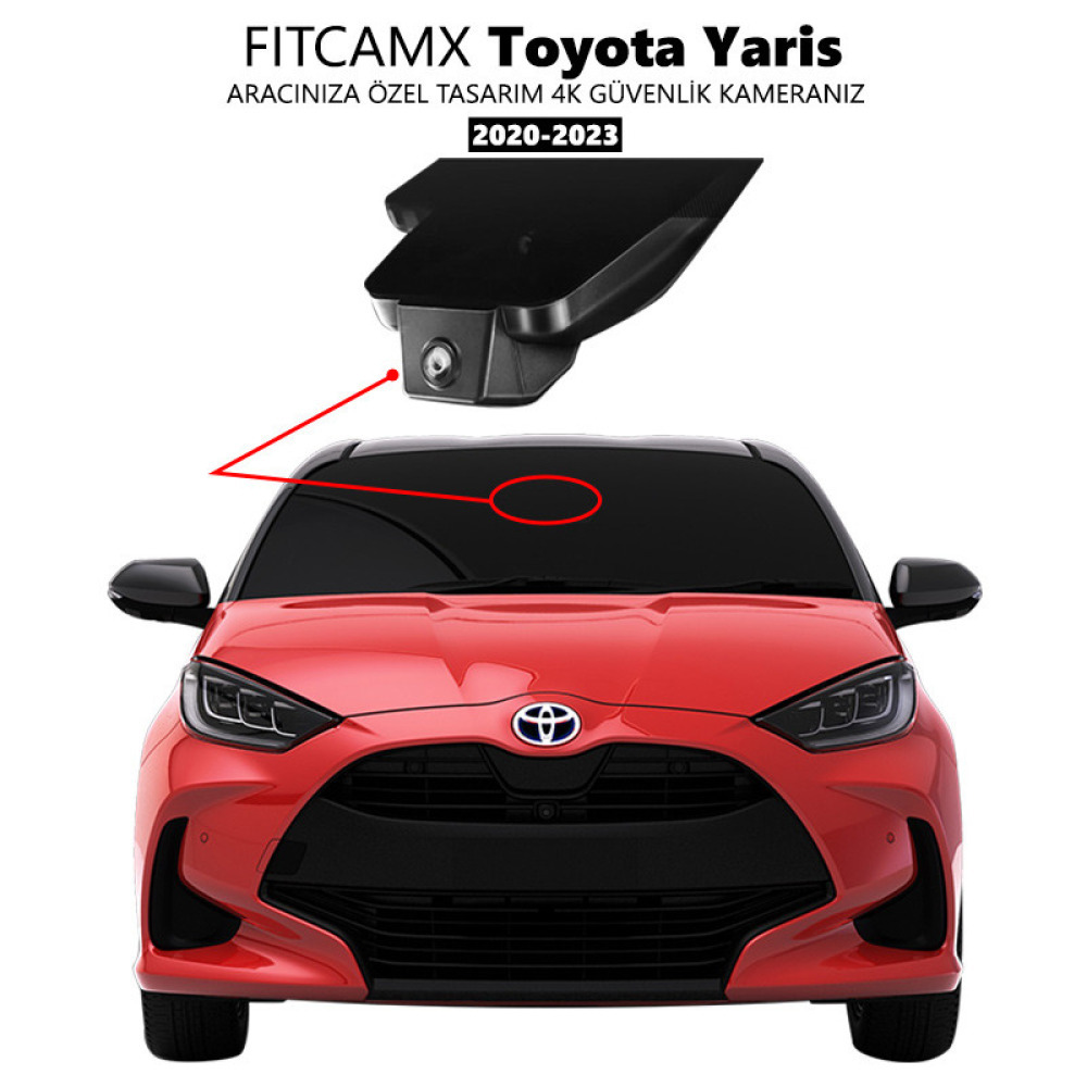 Toyota Yaris Modele Özel 4K Araç Kamerası (2020-2023)