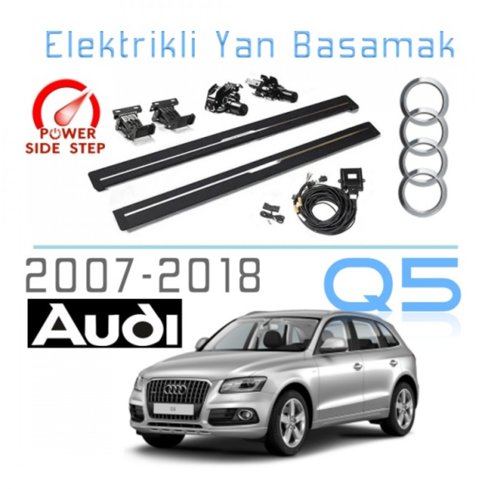 Audi Q5 2007-2018 Otomatik Elektrikli Yan Basamak