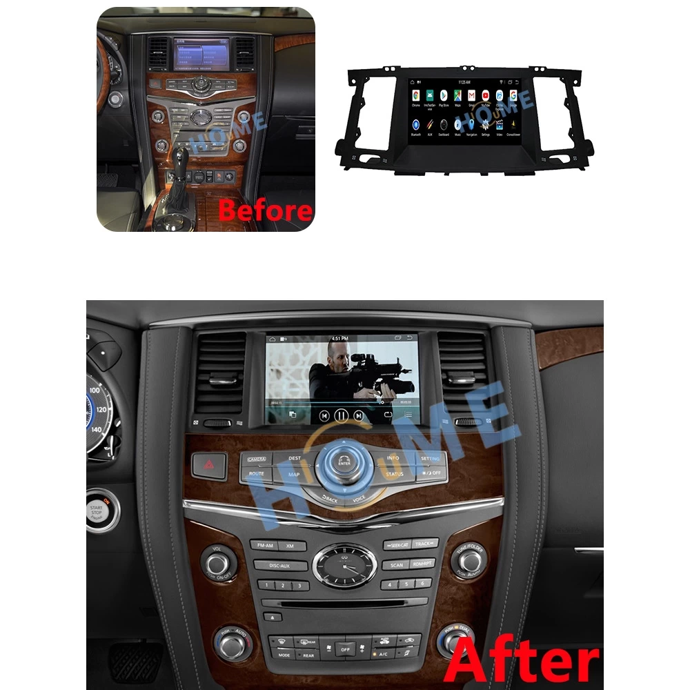 Infiniti Q70 Q70L M25 M35 M37 M56 Tesla Ekran 2011-2017