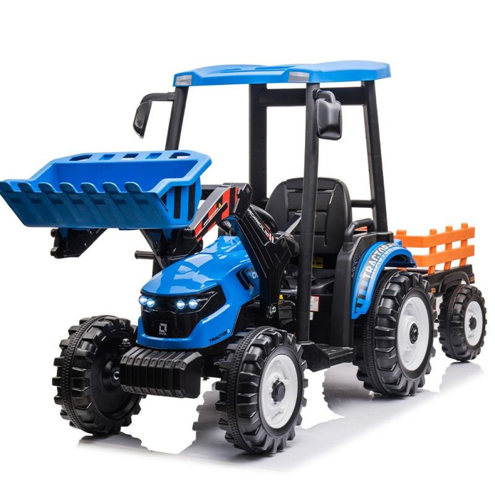 Agro-Master Heavy Duty 12V Traktör - Geniş Yaş Aralığı (5-13 Yaş), Havalı Korna, Büyük Arka Dişli Tekerlekler ve Güçlendirilmiş Çekiş Sistemli Akülü Araç