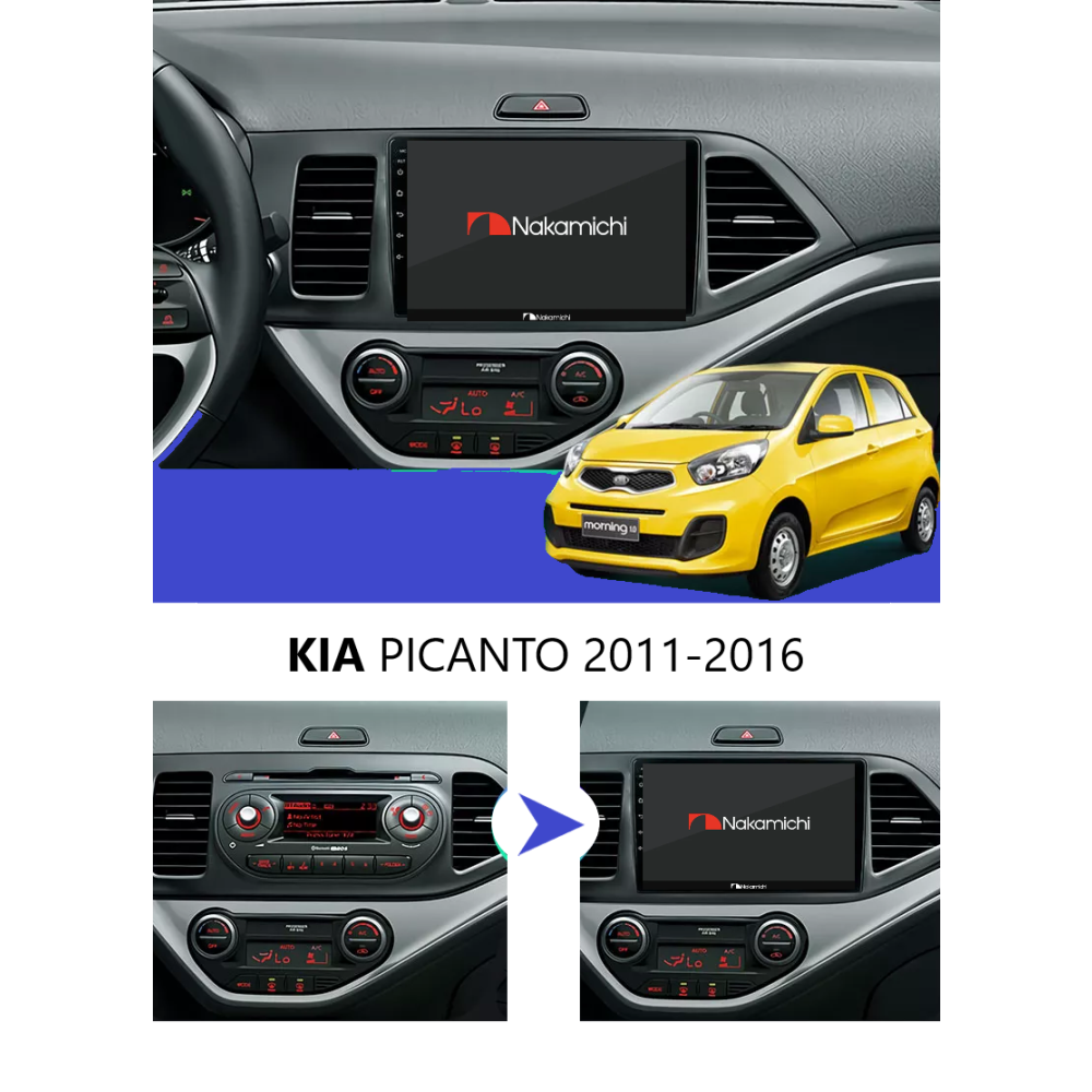 Kia Picanto (2011-2016) | Android Multimedya Navigasyon Sistemi