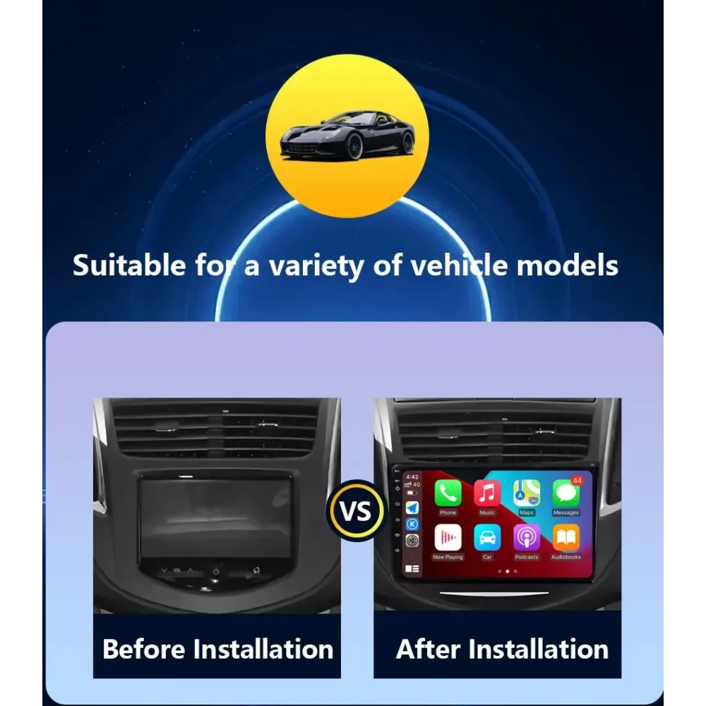 Chevrolet Trax & Tracker (2013-2018) Android 14.0 Multimedya ve Navigasyon Sistemi