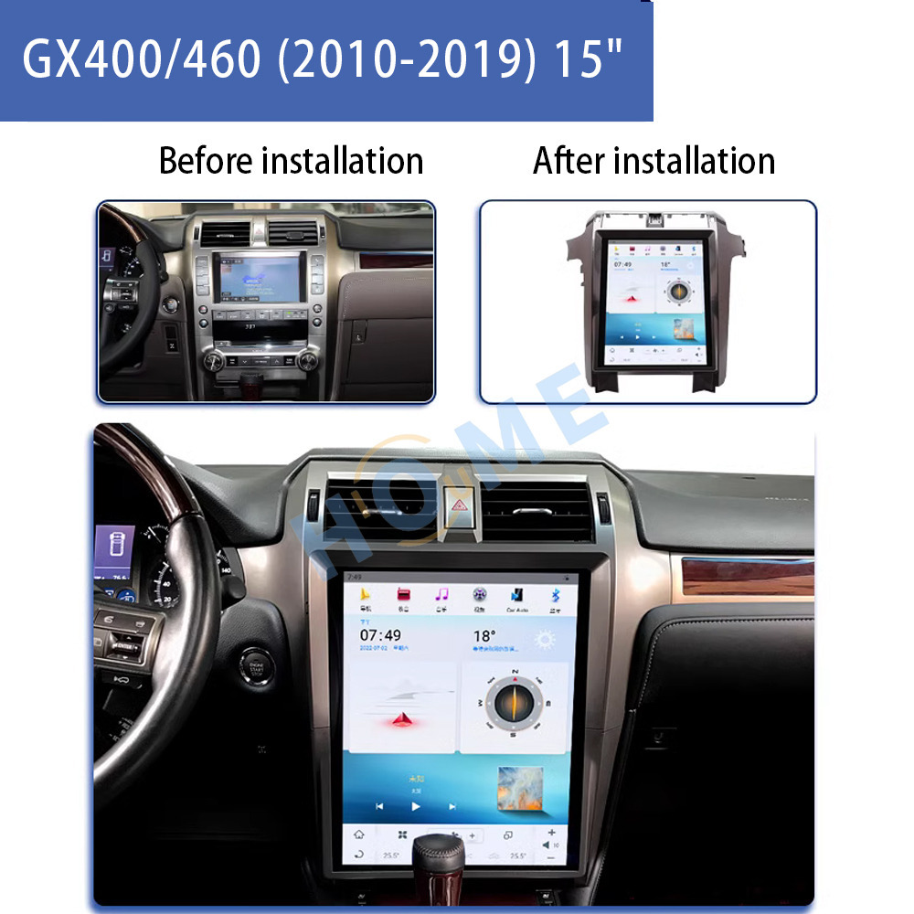 Lexus GX400 GX460 Tesla Ekran 2010-2019