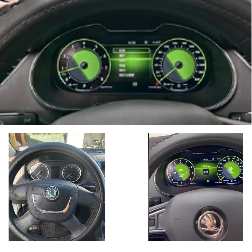 Skoda Octavia LCD Dijital Gösterge Paneli