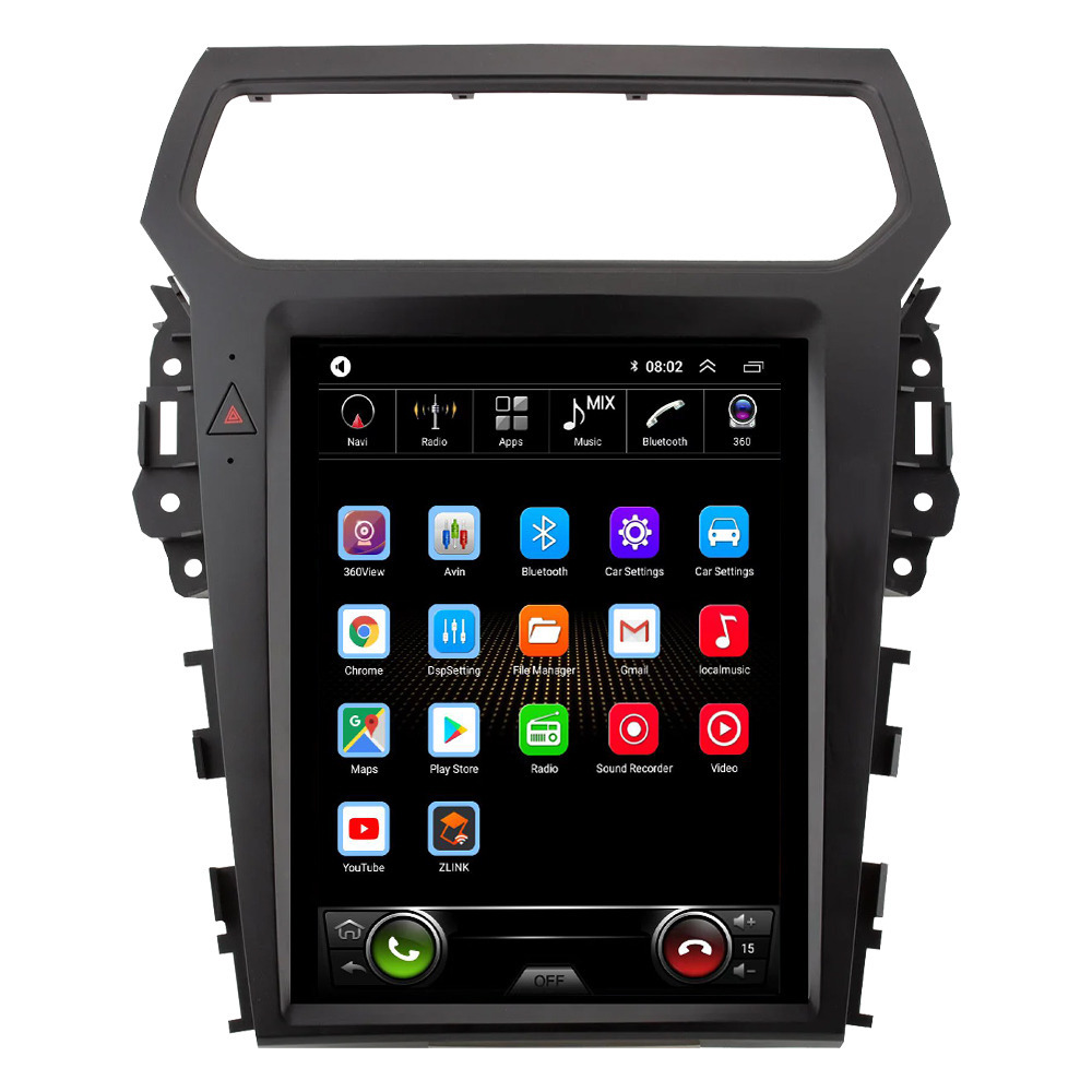 Ford Explorer 12.1Inch Android 14 - CarPlay - Android - GPS Navigasyon - Multimedya Ekran 2011-2019