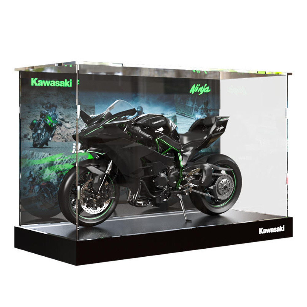 1/12 Ölçekli Diecast Motosiklet VIP Park Alanı – İki Teker Tutkunları İçin Profesyonel Sergi Sahnesi