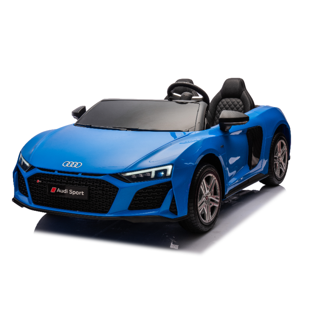 Lisanslı AUDI Sport RS 24V Çift Kişilik Karbon Detaylı Deri Koltuklu EVA Lastikli Ultra Performanslı Akülü Yarış Arabası