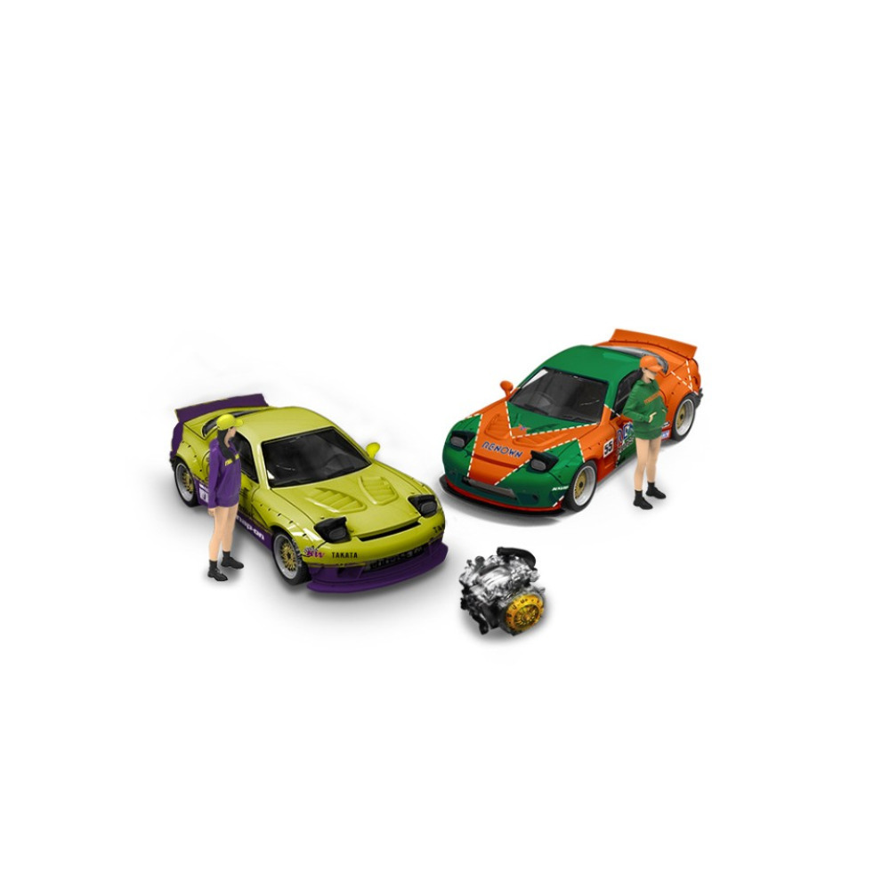 TimeMicro 1/64 Mazda RX-7 Snapon Livery Diecast – Atölye Ruhu ve JDM Efsanesinin Eşsiz Uyumu